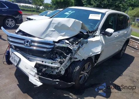 2017 Honda Pilot Ex-L из США, поврежденный, VIN 5FNYF6H59HB081887